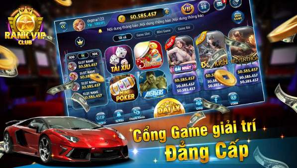 Trải nghiệm các con game hot nhất tại Rankvip Club